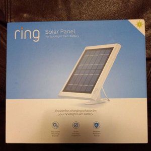 Ring solar panel in White